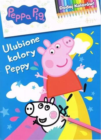 PEPPA PIG. DODAJ KOLORÓW 8. ULUBIONE KOLORY PEPPY