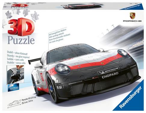 PUZZLE 108 EL. 3D PORSCHE 911 GT3 RAVENSBURGER