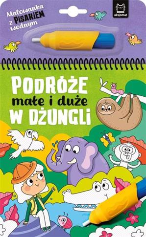 MALOWANKA Z PISAKIEM WODNYM. PODRÓŻE MAŁE I DUŻE.