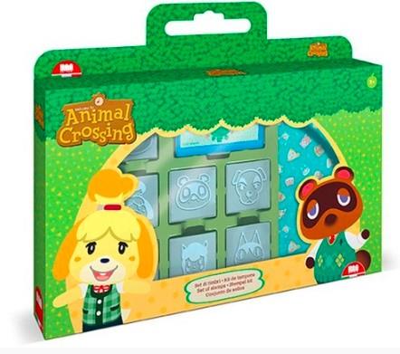 Pieczątki Animal Crossing w walizce Multiprint