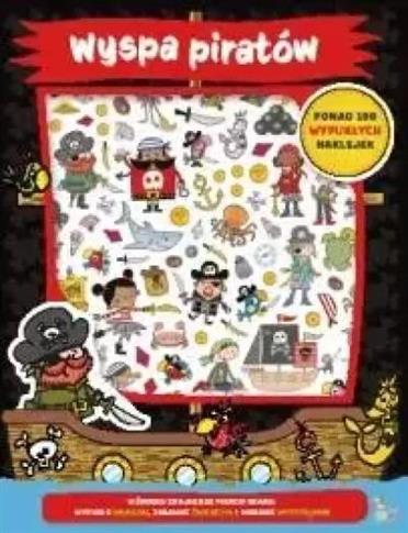 WYSPA PIRATÓW - 100 WYPUKŁYCH NAKLEJEK