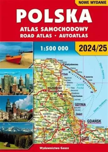 Polska. Atlas samochodowy. 1:500 000 Wyd. 2024/202