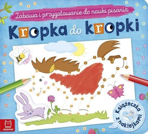 KROPKA DO KROPKI KSIĄŻECZKA Z NAKLEJKAMI ZABAWA I