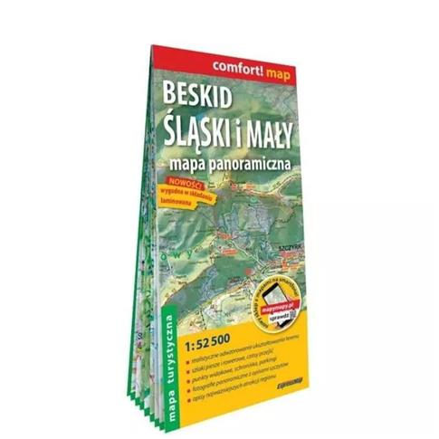 Beskid Śląski i Mały. Mapa w skali 1:52 500