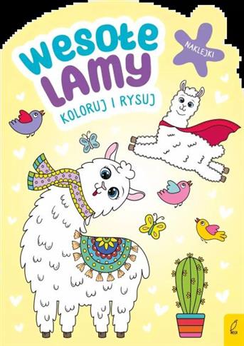 KOLORUJ I RYSUJ. WESOŁE LAMY