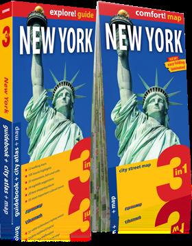 NEW YORK 3IN1. GUIDEBOOK + CITY ATLAS + MAP