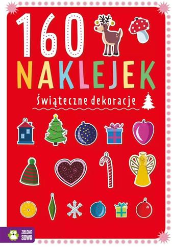 160 NAKLEJEK. ŚWIĄTECZNE DEKORACJE