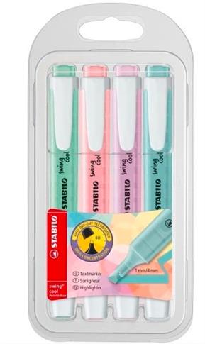 ZAKREŚLACZE STABILO SWING COOL PASTEL W ETUI