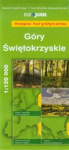 Góry Świętokrzyskie mapa turystyczna 1:120 000