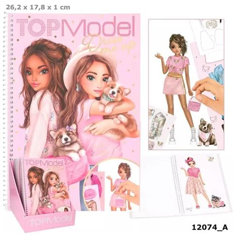 Zestaw Dress Me up big TOP Model z naklejkami 1207