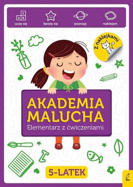 AKADEMIA MALUCHA ELEMENTARZ Z ĆWICZENIAMI 5-LATEK