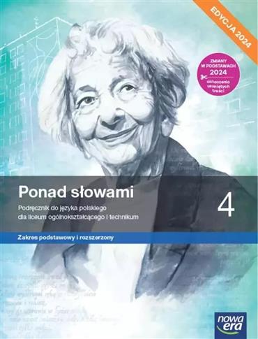 Nowa Język polski Ponad słowami podręcznik klasa 4