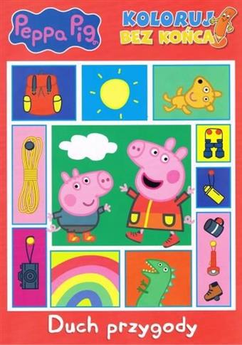 Peppa Pig. Koloruj bez końca cz. 2 Duch przygody
