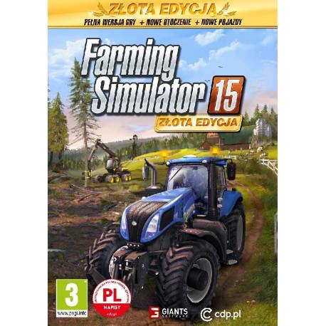 FARMING SIMULATOR 15 ZŁOTA EDYCJA PC DVD-ROM