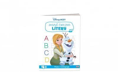 Disney uczy. Kraina Lodu. Zeszyt ćwiczeń. Litery