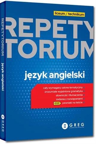 Repetytorium - liceum/technikum - język angielski