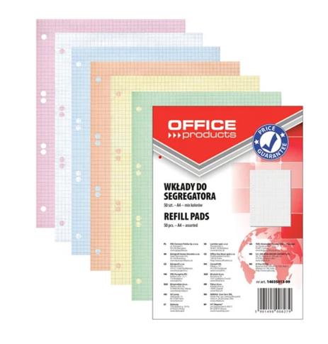 Office Products, Wkład do segregatora, A4, 50 arku