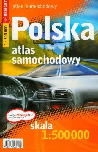 POLSKA ATLAS SAMOCHODOWY 1:500 TYS