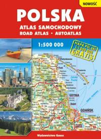 POLSKA ATLAS SAMOCHODOWY 1:500 000