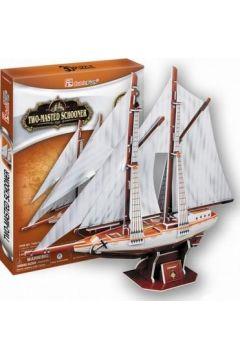 PUZZLE 3D TWO- MASTEDSCHOONER CUBIC FUN