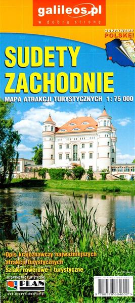 SUDETY ZACHODNIE. MAPA 1:75 000