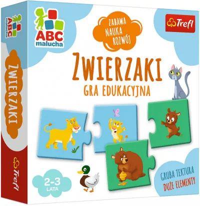 Trefl, gra edukacyjna Zwierzaki