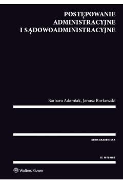 POSTĘPOWANIE ADMINISTRACYJNE I SĄDOWOADMINISTRACYJ