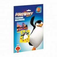 Pingwiny z Madagaskaru. Piaskowe malowanki