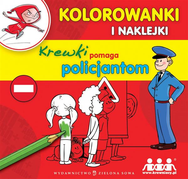 KREWKI POMAGA POLICJANTOM KOL. I NAKL.NOWE