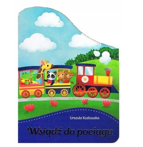 Wsiądź do pociągu -kartonowy wykrojnik -