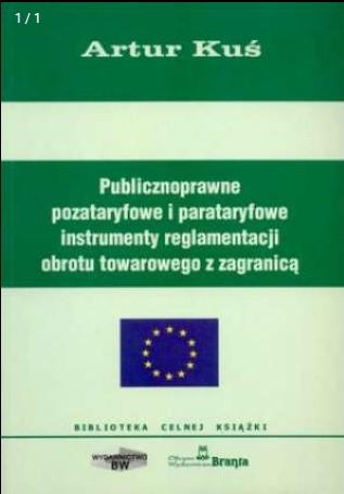 Publicznoprawne pozataryfowe i parataryfowe instru