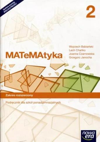 MATeMAtyka 2. Podręcznik dla szkół ponadgimnazjaln