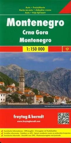 Czarnogóra. Mapa drogowa 1:150 000