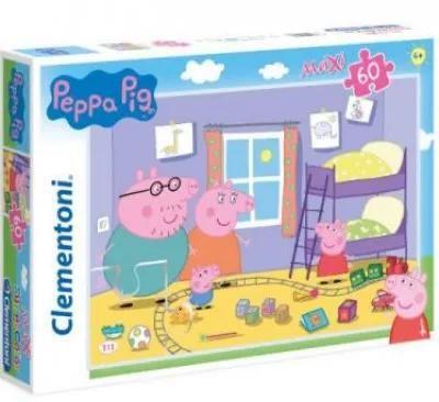 Puzzle maxi 60 elementów. Świnka Peppa