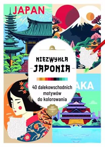 ART THERAPY. KOLOROWANKA ANTYSTRESOWA. NIEZWYKŁA J