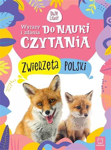 Wyrazy i zdania do nauki czytania. Duże litery. Zw