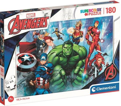 Clementoni, puzzle, Marvel, Avengers, 180 el.