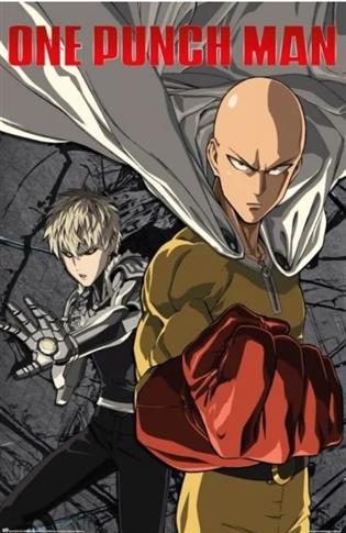 One-Punch Man Zestaw 2 Chibi Plakaty Saitama i Gen