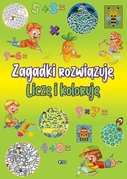 ZAGADKI ROZWIĄZUJE. LICZĘ I KOLORUJĘ