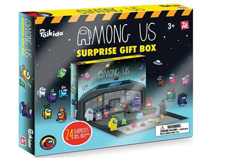 Among Us, kalendarz adwentowy Surprise Gift Box