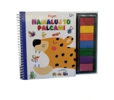 KSIĄŻECZKA NAMALUJ TO PALCAMI KAYET 3+