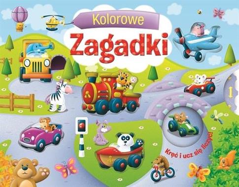 Kolorowe zagadki Kręć i ucz się liczyć