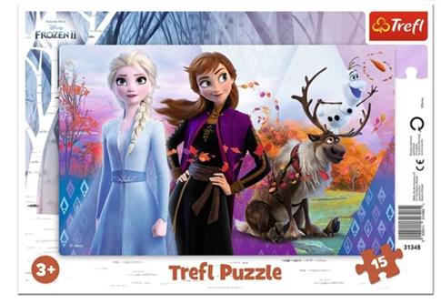 Trefl, puzzle, Disney, Kraina Lodu 2, 15 el.