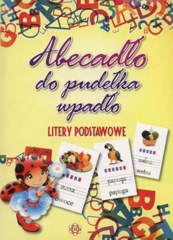 Abecadło do pudełka wpadło. Litery podstawowe