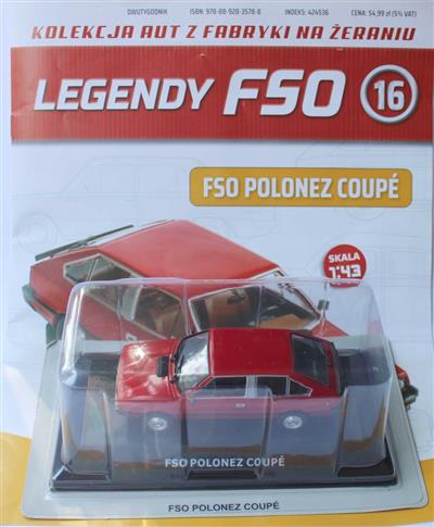 Polonez Coupe czerwony Legendy FSO nr 16 1/43