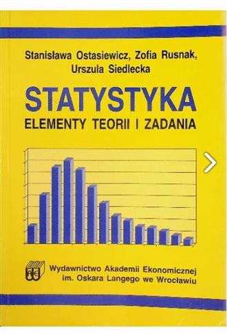 Statystyka : elementy teorii i zadania