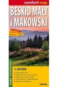 Beskid Mały i Makowski laminowana mapa turystyczna
