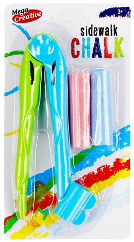 MEGA CREATIVE KREDA CHODNIKOWA + AKCESORIA
