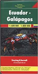 ECUADOR - GALAPAGOS ROAD MAP