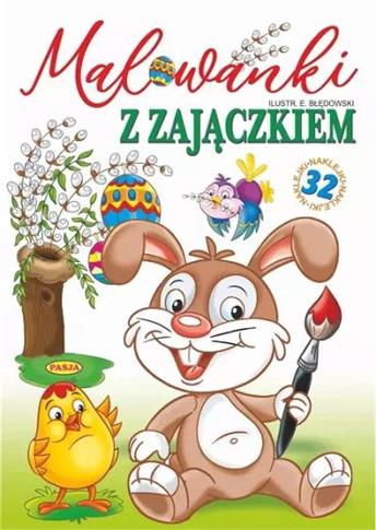 malowanki z zajączkiem